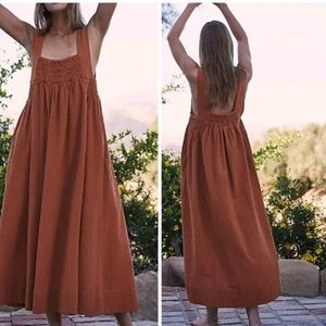 Free People Delphine Midi Dress